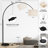 82‘’ H Large Extendable Arc/arced Floor Lamp With Remote & Foot Switch