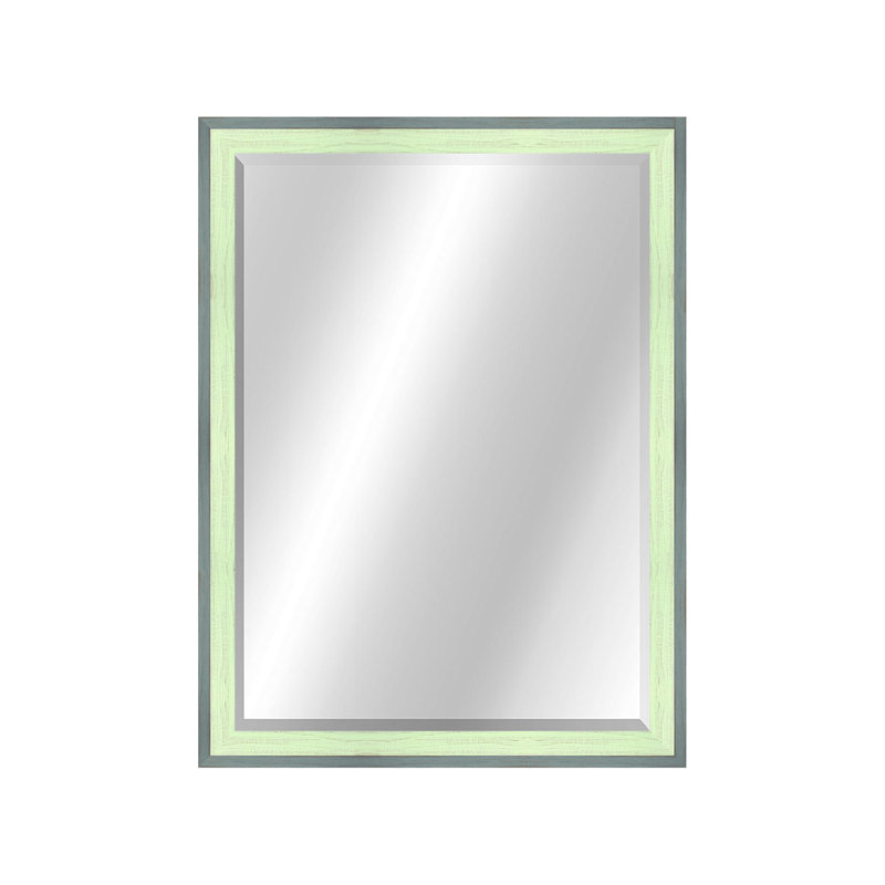Bois naturel, Gris / menthe, 40,5 po x 28,5 po