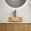 14.17 Glass Material Single Double Bathroom Vanity Top Sink