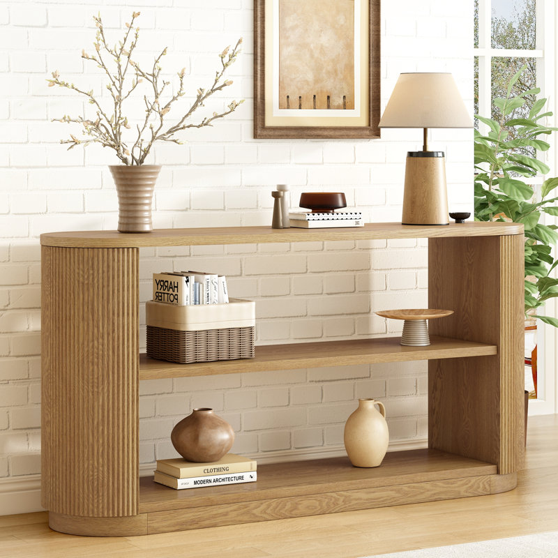 Console de vestibule moderne Mirod, Naturel
