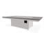 48" x 84" Rustic Fire Table with Propane Shelf-267555677
