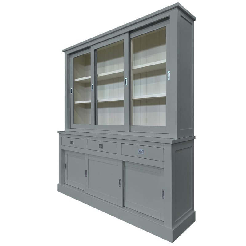 Lemire Display Cabinet, Traffic Grey