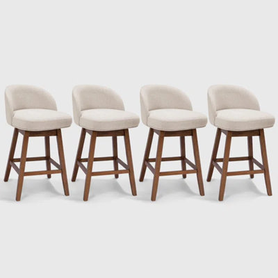 Tabouret de bar pivotant rembourré Detweiler 26 po