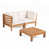 Frame: Teak / Cushion: Beige selected