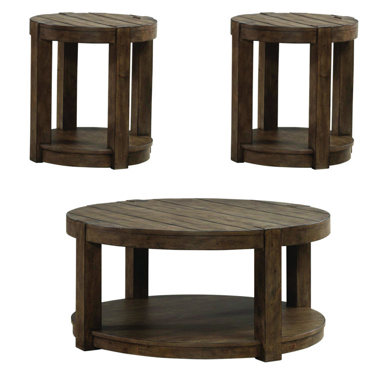 Arnaline Opt 3 Piece Living Room Table Set