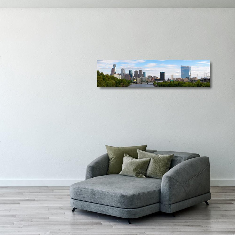 Paysage urbain de Philadelphie, Pennsylvanie, H 10 po x l 40 po