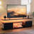 LED TV Stand White TV Stands for Living Room Modern TV Stand with Storage for 65/70/75 inche TVs Entertainment Center for Living Room-806661924-806661947