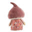 Gnome champignon rose 10,5 "
