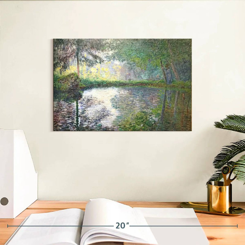Alvord The Lake At Montgeron, 8" H x 12" W