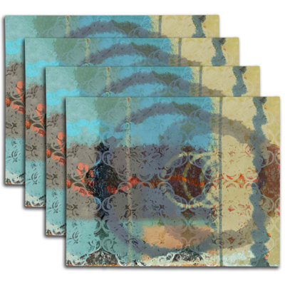 Napperon abstrait en polyester