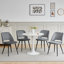 43.5cm H Upholstered Metal Parsons Chair-787382560
