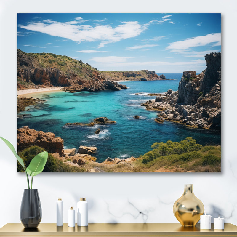 «Australie Coastal Beauty I», reproduction d'art sur toile, Toile tendue, H 16 po x l 32 po x P 1 po