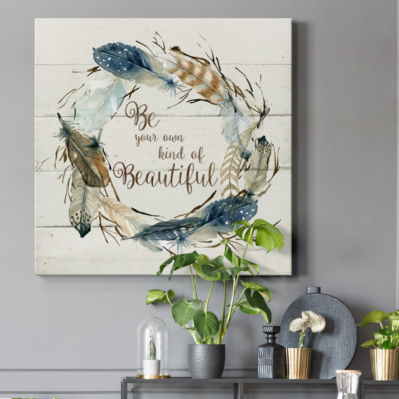 «Own Kind of Beautiful», impression sur toile tendue, H 24 po x l 24 po x P 1 po