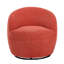 Fauteuil demi-tonneau pivotant 360 °, corail-881467241