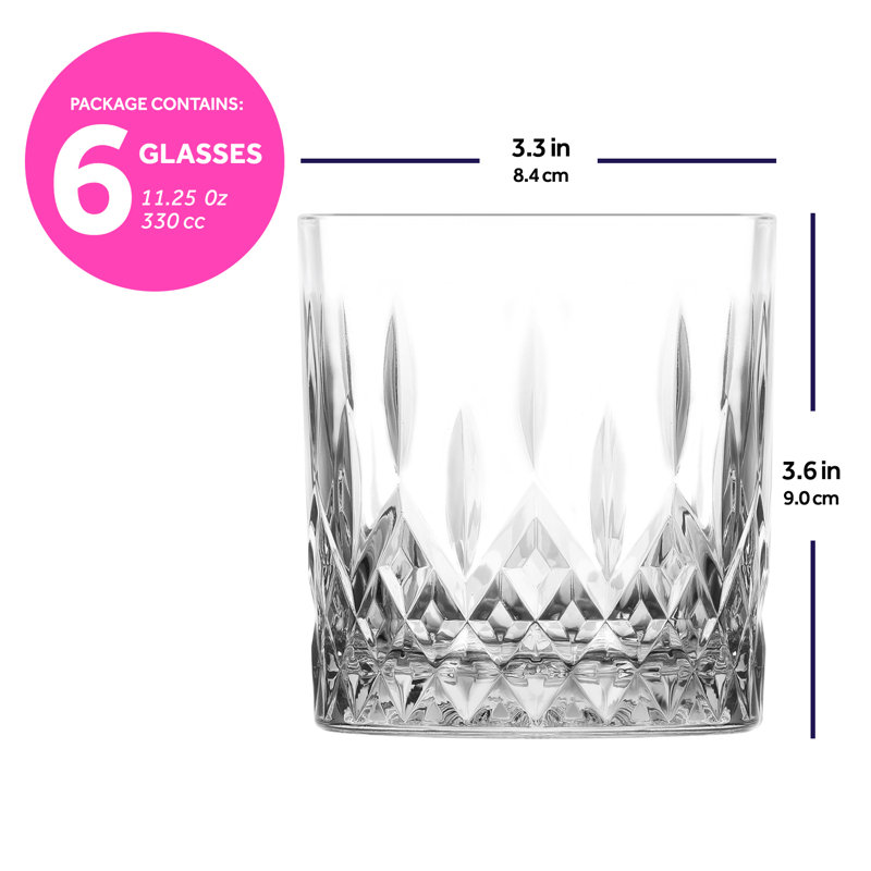 Verres à whisky et écossais 6 pièces Odin