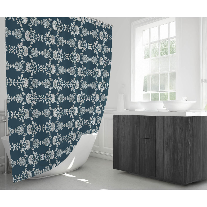 Rideau de douche ultraléger piaia, Bleu sarcelle foncé