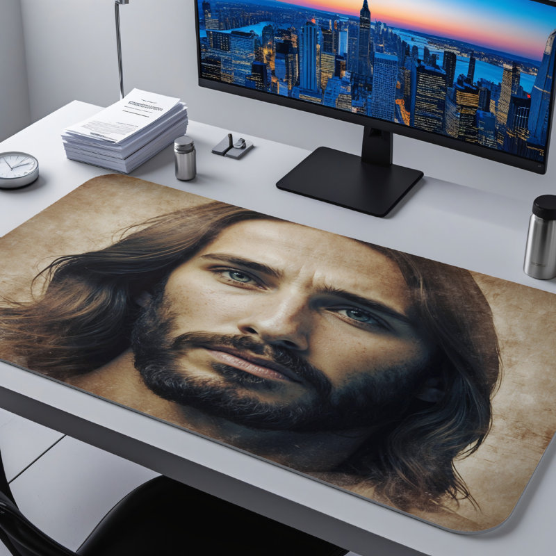 Polyester Desk Pad, 31.5x15.5