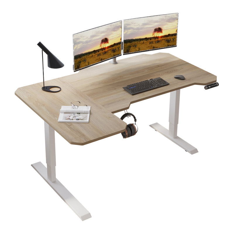 Daycia L-Shaped Height Adjustable Standing Desk