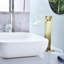 Single Handle Bathroom Vanity Sink Faucet with Waterfall Spout