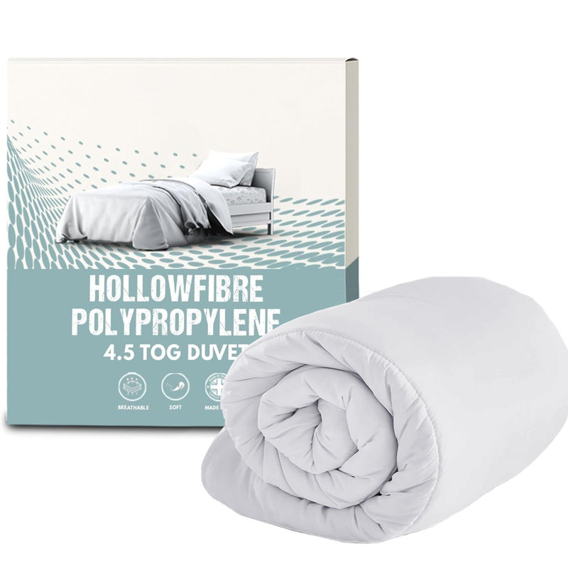 Aspire Homeware 4.5 Tog Summer Duvet for Hot Sleepers, Double (200cm Width X 200cm Length)