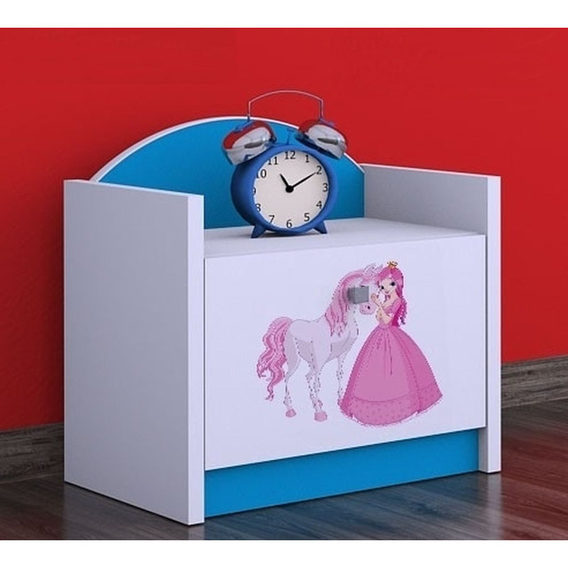 Roehl Nightstand, Blue