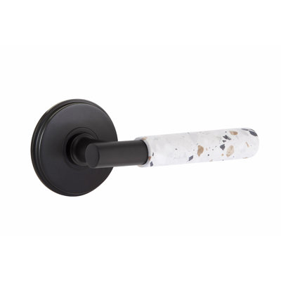 Select Round Privacy (Bed & Bath) Door Lever with Round Rosette
