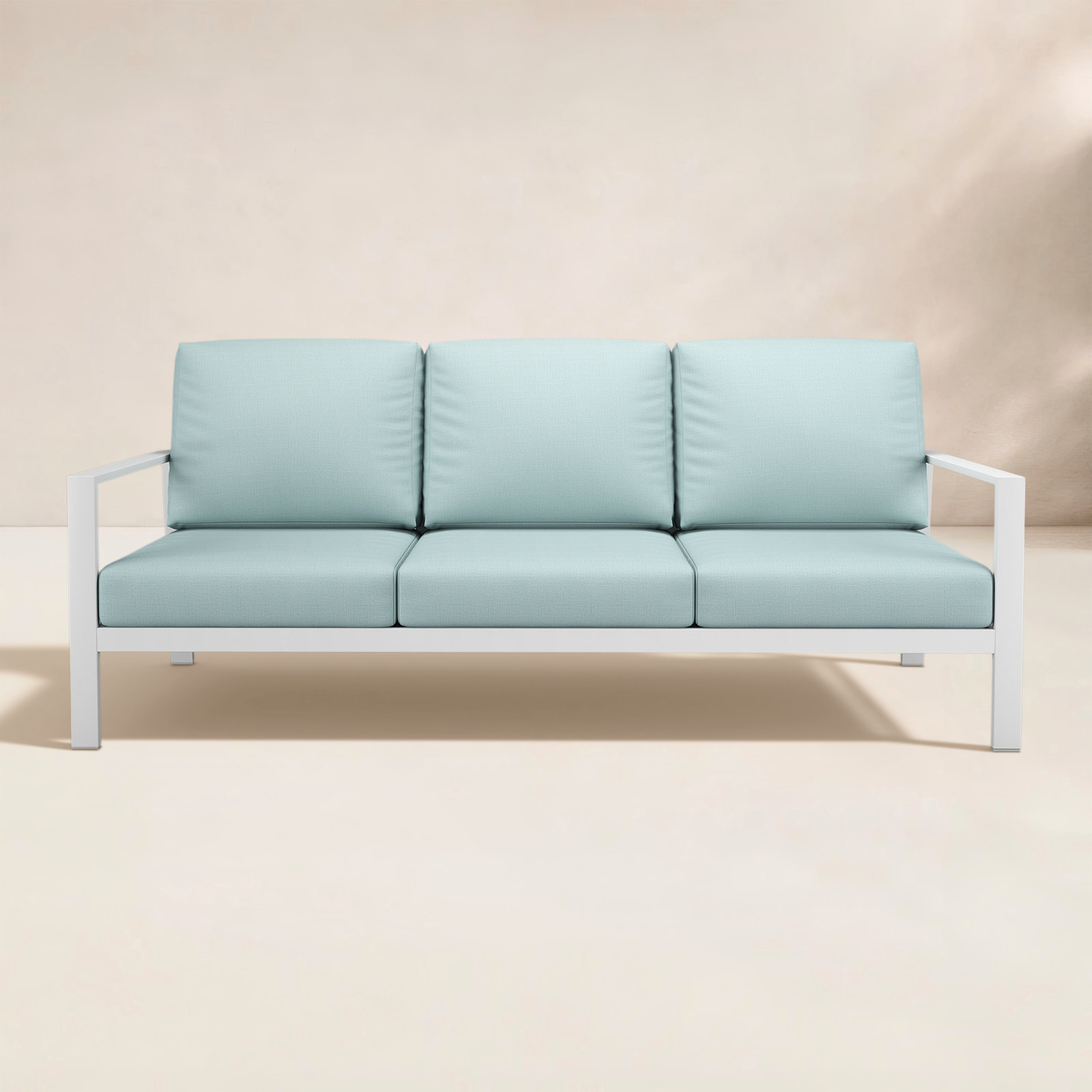 Townsend 80" Sunbrella® Patio Sofa, Bliss Dew