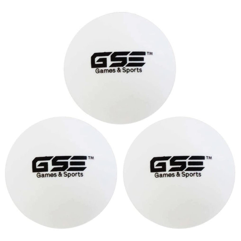 Ensemble de jeu de ping-pong GSE avec filet de tennis de table rétractable, 2 raquettes et 3 balles de ping-pong, Gris
