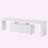 Modern TV Stand, Natural White Finish, 70.9 x 19.7 x 12.3 inches | 100% Melamine Coated Particle Board, Thickness: 0.7 inches | Stylish & Functional Design for Living Room, Entertainment Center, Easy to Assemble-105519781