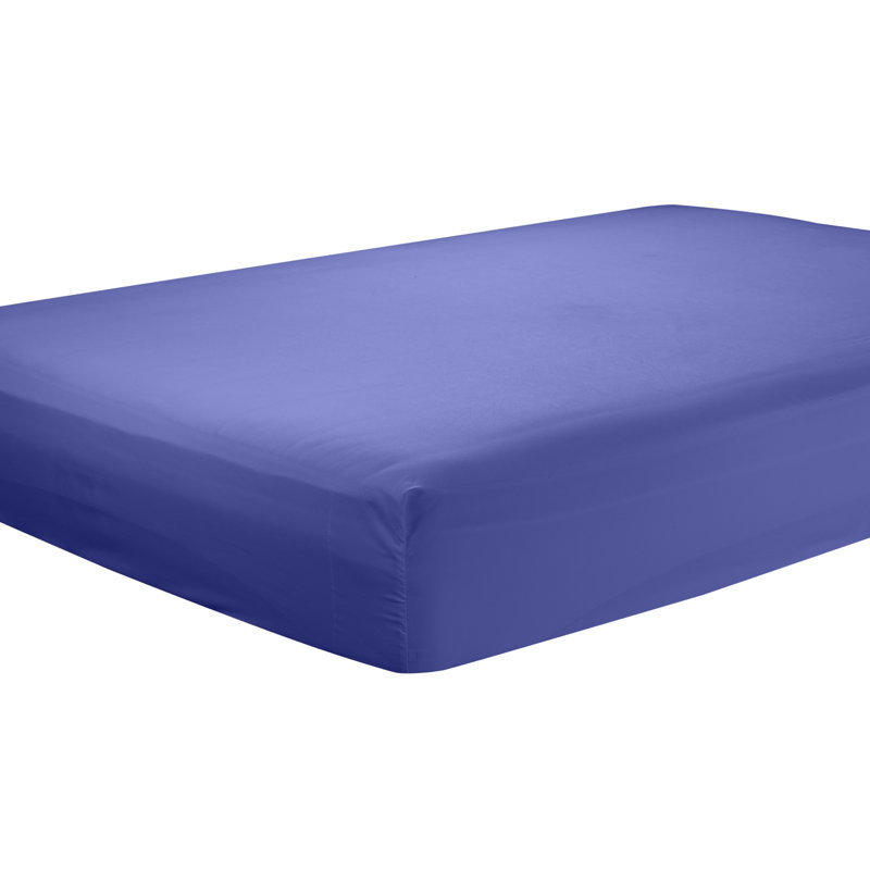 Drap-housse simple de couleur unie Premier., Bleu royal, Simple