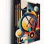 Minimal Bauhaus Dimensions IV - Horloges murales géométriques modernes-98965279
