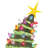 Leaning Green 9.5" Ceramic Christmas Tree