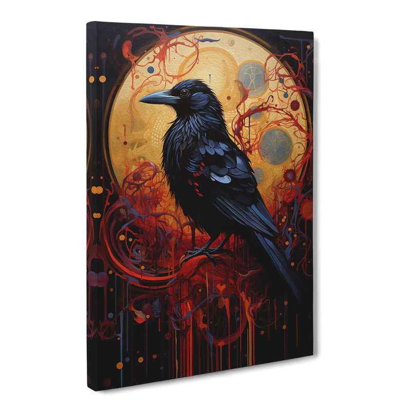 Raven Modern - No Frame Print, 50cm H x 35cm W x 3cm D