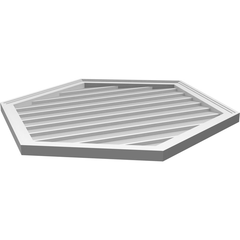 Ventilé vertical à pignon vertical en uréthane 6/12, H 1,5 po x l 34 po x L 36 po