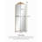 French-Style Engraved Large-Sized Wall-Mounted Full-Length Mirror