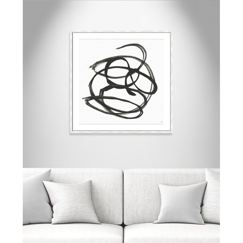 " Along The Path I " by Susan Jill, White, 27.5" H x 27.5" W x 0.75" D