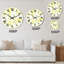 Branches jaunes de fleurs de mimosa - Horloge murale à motifs-858583080
