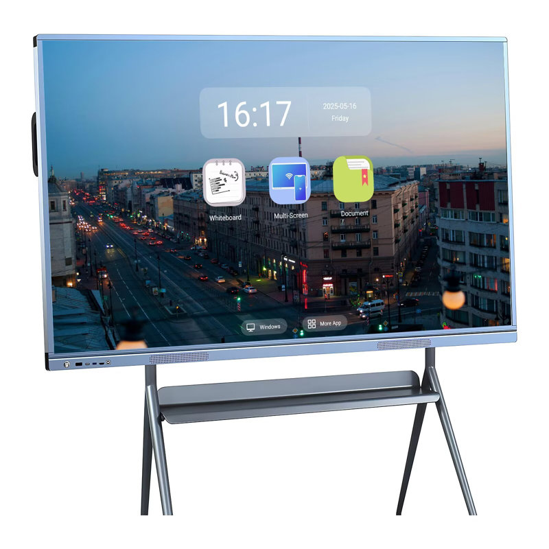 JYXCN 55 Inch Smart Board, Touch Screen Digital Electronic Calendar All-In-One Smartboard, 4K Touch Screen for Teaching STEM & Remote Learning(Include Wall Mount)