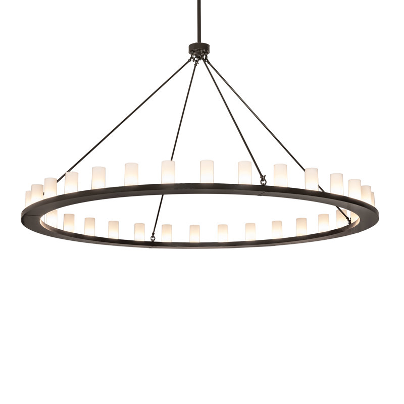 Lustre cylindrique 32 lumières Varberg