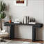 Console très large 66 po avec placage de bois-1948080022