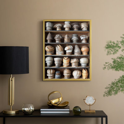 IgnatiussHatBlocksI Framed Print - Solid Wood