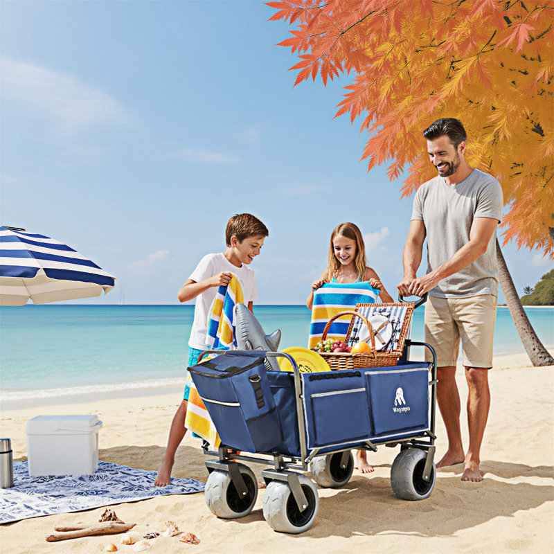 Utility Cart Beach Wagon With Big Wheels
