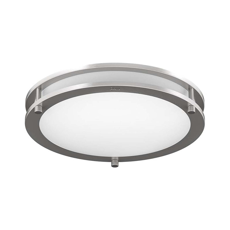 Brushed Nickel 15" LED Flush Mount Ceiling Light