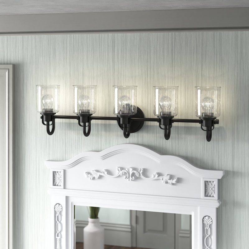 Tyringham 5 - Light Dimmable Vanity Light, Matte Black
