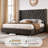 Ariste Upholstered Wingback Bed-434965091