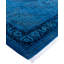 Overdyed Hand-Knotted Wool Modern-Contemporary Navy Area Rug 8' 2" x 10' 5"