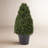 Pure Garden Artificial Boxwood Topiary – 36-Inch Tower-Style Faux Plant in Sturdy Pot – Realistic Indoor or Outdoor Potted Shrub – Greenery Décor