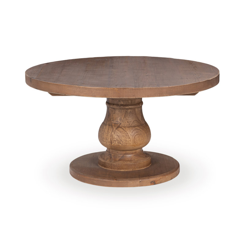 Farrer Solid Wood Single Coffee Table, Mission Brown