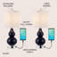 Lampe de table USB en métal Ersell-194542814