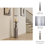 Elegant Floor Candle Holder With Removable Glass Hurricane - Decorative Tabletop Candle Holders For Living Room, Dining Room, Or Home Decor - 41", Silver-1516323652